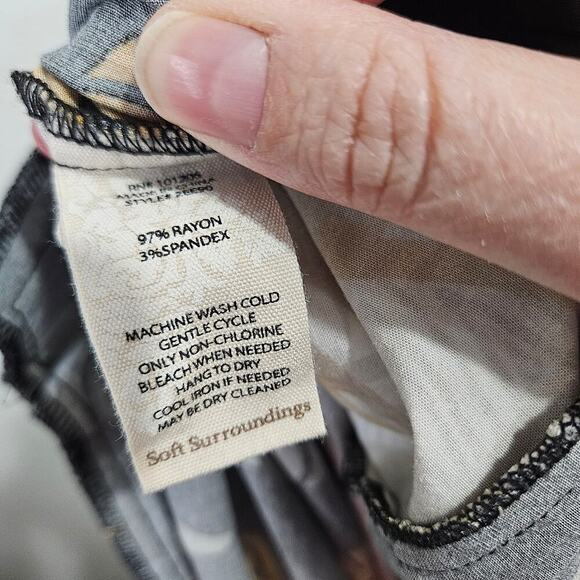 Soft Surroundings Women's Drawstring Comfort Lounge Long Pants Pockets Sz Large - Picture 9 of 9